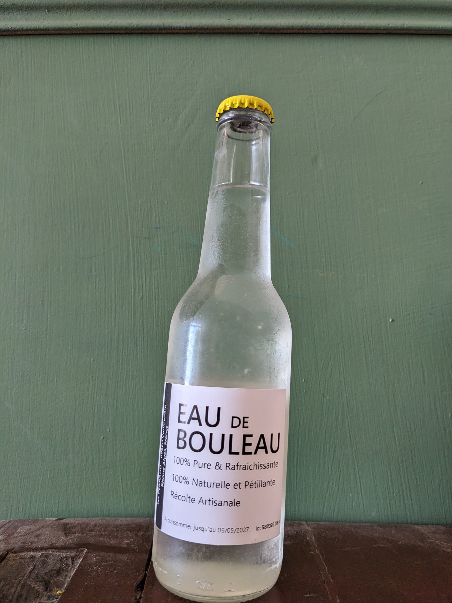 Eau de bouleau pétillante